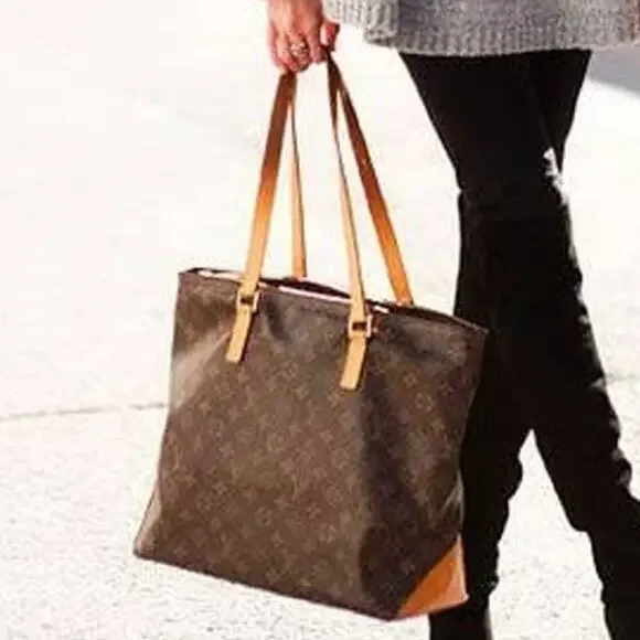 💎✨STUNNING✨💎AUTHENTIC Louis Vuitton Cabas Mezzo Shoulder Bag - Picture 1 of 9